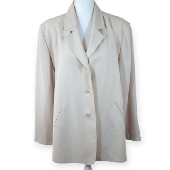 JOHN PAUL RICHARDS CREAM BLAZER SZ.26 EUC. - Picture 1 of 7